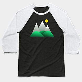 Hills and mountains Baseball T-Shirt